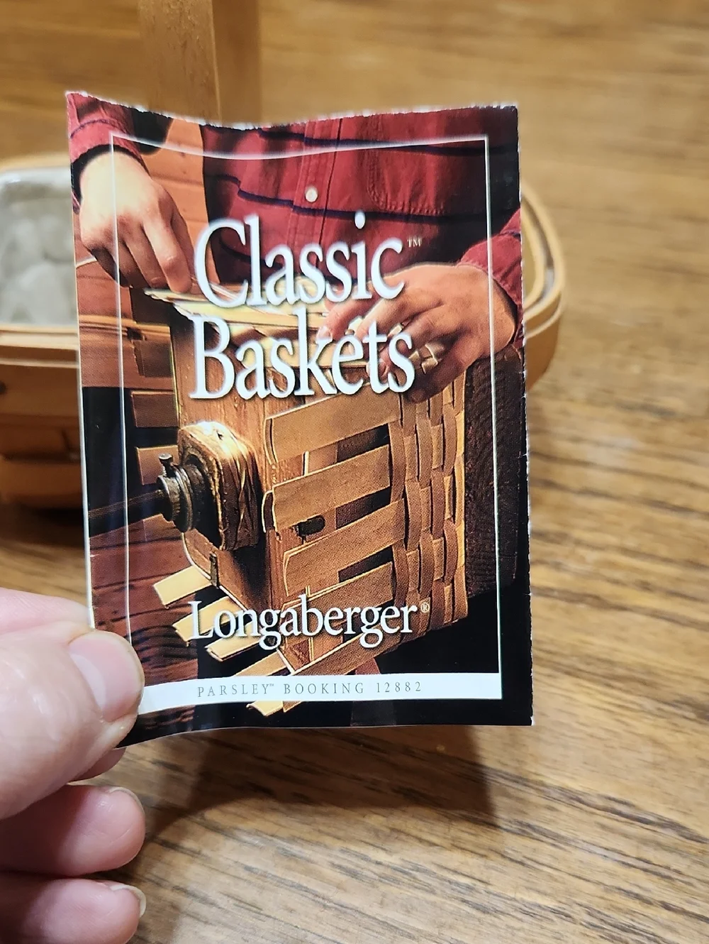 Longaberger Parsley Basket 1999